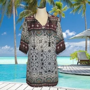 Sheer Swim Suit Cover Top